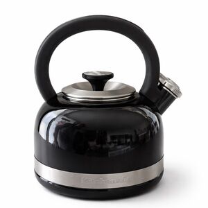 KitchenAid Black and Silver Tea Kettle